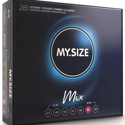 MY SIZE – Mix Kondome XS bis XXXL (47–69 mm) 10/28 Stück - 28 / XXL - Kondome