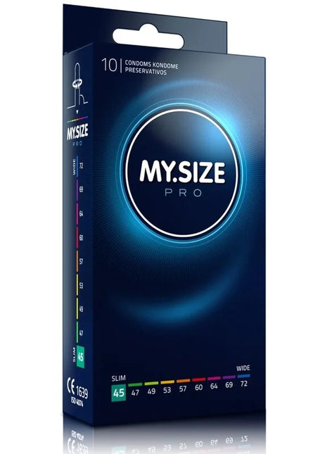 MY SIZE PRO Kondome – 45 bis 72 mm (3/10/36/80 Einheiten) - 45 MM / 10 - Kondome