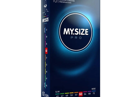 MY SIZE PRO Kondome – 45 bis 72 mm (3/10/36/80 Einheiten) - 60 MM / 10 - Kondome