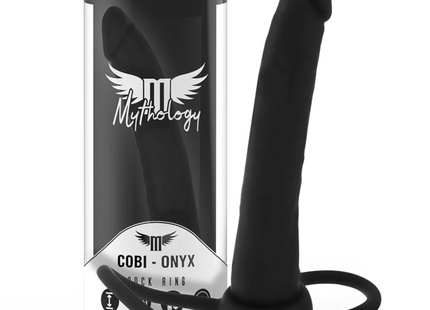 MYTHOLOGY - COBI ONYX ANAL DILDO MIT SCHWANZ- UND HODENRING 13 CM SILIKON
