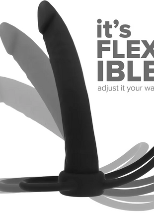MYTHOLOGY - COBI ONYX ANAL DILDO MIT SCHWANZ- UND HODENRING 13 CM SILIKON