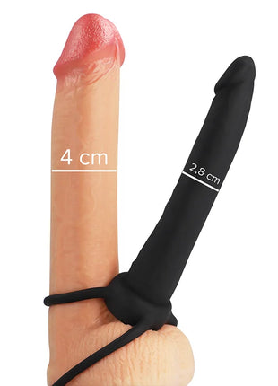 MYTHOLOGY - COBI ONYX ANAL DILDO MIT SCHWANZ- UND HODENRING 13 CM SILIKON
