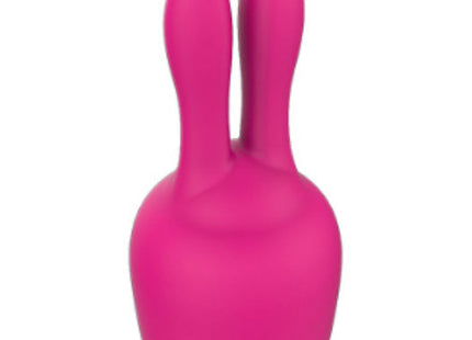 Nalone pinker silikonkaninchen kopf stimulator mit zwei aufrechten ohren und rundem körper