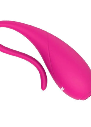 Vibrant pink silikon vibrator kokosnuss von nalone mit gebogenem griff und glattem tropfenförmigem körper