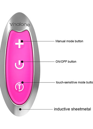 NALONE - CURVE INTELLIGENTER STIMULATOR-VIBRATOR - Auflegvibrator