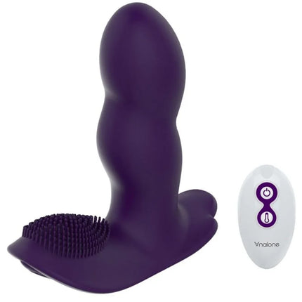 NALONE - LOLI FERNBEDIENUNGSMASSAGER - LILA - Analplug