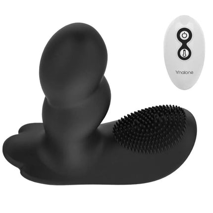 NALONE - LOLI FERNBEDIENUNGSMASSAGER - SCHWARZ - Analplug