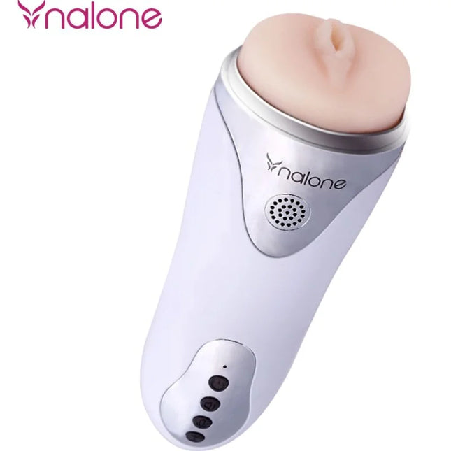 NALONE - MAGICIAN MASTURBATOR MIT VIBRATION WEISS