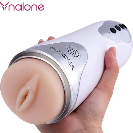 NALONE - MAGICIAN MASTURBATOR MIT VIBRATION WEISS