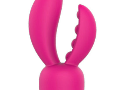Nalone ripple electro und rock stimulierender kopf aus pinkem silikon in lobster-klauenform mit gerundeten, strukturierten spitzen