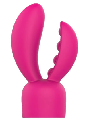 Nalone ripple electro und rock stimulierender kopf aus pinkem silikon in lobster-klauenform mit gerundeten, strukturierten spitzen