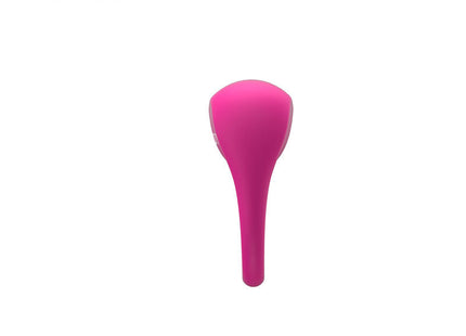Nalone vibrierender liebe rosa vibrationsring aus pinkem silikon mit glatten, abgerundeten konturen und konischem griff