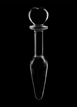 NEBULA SERIES BY IBIZA - MODEL 7 ANALPLUG BOROSILIKATGLAS KLAR 13.5 CM -O- 3 CM - Analplug