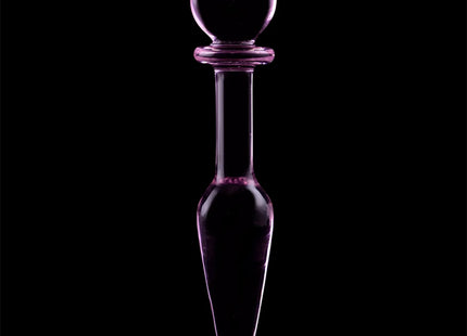 NEBULA SERIES BY IBIZA - MODEL 7 ANALPLUG BOROSILIKATGLAS KLAR 13.5 CM -O- 3 CM - Analplug