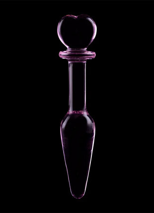 NEBULA SERIES BY IBIZA - MODEL 7 ANALPLUG BOROSILIKATGLAS KLAR 13.5 CM -O- 3 CM - Analplug
