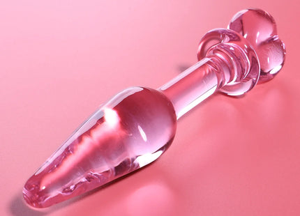 NEBULA SERIES BY IBIZA - MODEL 7 ANALPLUG BOROSILIKATGLAS KLAR 13.5 CM -O- 3 CM - Analplug