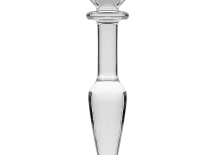 NEBULA SERIES BY IBIZA - MODEL 7 ANALPLUG BOROSILIKATGLAS KLAR 13.5 CM -O- 3 CM - Analplug