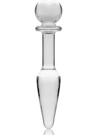 NEBULA SERIES BY IBIZA - MODEL 7 ANALPLUG BOROSILIKATGLAS KLAR 13.5 CM -O- 3 CM - Analplug