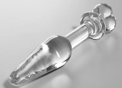 NEBULA SERIES BY IBIZA - MODEL 7 ANALPLUG BOROSILIKATGLAS KLAR 13.5 CM -O- 3 CM - Analplug
