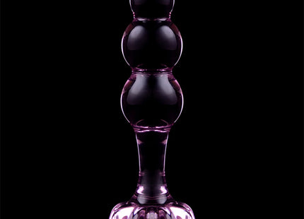 NEBULA SERIES BY IBIZA - MODELL 1 STECKER BOROSILIKATGLAS TRANSPARENT 10.5 CM -O- 3 CM - Analplug