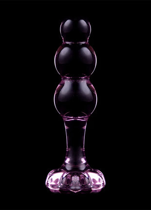 NEBULA SERIES BY IBIZA - MODELL 1 STECKER BOROSILIKATGLAS TRANSPARENT 10.5 CM -O- 3 CM - Analplug