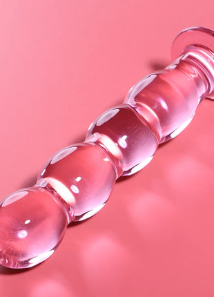 NEBULA SERIES BY IBIZA - MODELL 10 DILDO BOROSILIKATGLAS - 16.5 CM -O- 3.5 CM - Glas Analplug