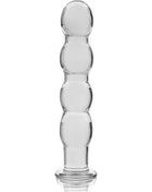 NEBULA SERIES BY IBIZA - MODELL 10 DILDO BOROSILIKATGLAS - 16.5 CM -O- 3.5 CM - TRANSPARENT - Glas Analplug