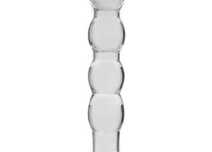 NEBULA SERIES BY IBIZA - MODELL 10 DILDO BOROSILIKATGLAS - 16.5 CM -O- 3.5 CM - TRANSPARENT - Glas Analplug