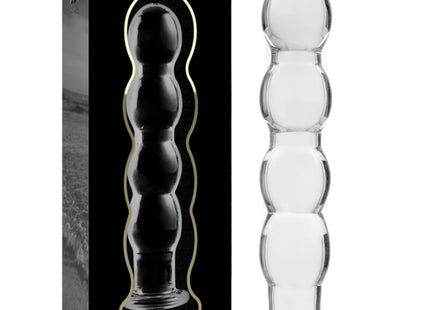 NEBULA SERIES BY IBIZA - MODELL 10 DILDO BOROSILIKATGLAS - 16.5 CM -O- 3.5 CM - Glas Analplug