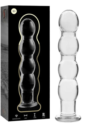 NEBULA SERIES BY IBIZA - MODELL 10 DILDO BOROSILIKATGLAS - 16.5 CM -O- 3.5 CM - Glas Analplug