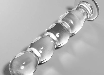 NEBULA SERIES BY IBIZA - MODELL 10 DILDO BOROSILIKATGLAS - 16.5 CM -O- 3.5 CM - Glas Analplug