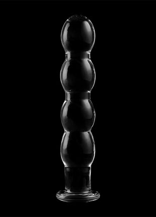 NEBULA SERIES BY IBIZA - MODELL 10 DILDO BOROSILIKATGLAS - 16.5 CM -O- 3.5 CM - Glas Analplug