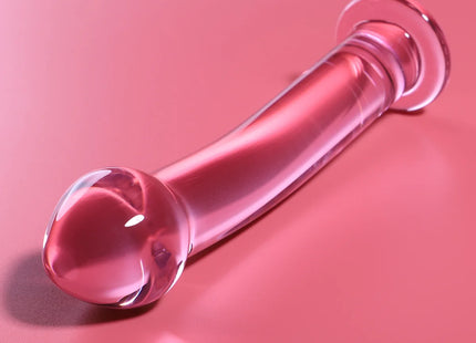 NEBULA SERIES BY IBIZA - MODELL 11 DILDO BOROSILIKATGLAS KLAR 16 CM -O- 3 CM - Glasdildo