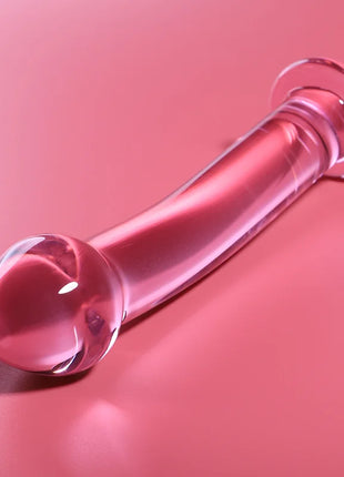 NEBULA SERIES BY IBIZA - MODELL 11 DILDO BOROSILIKATGLAS KLAR 16 CM -O- 3 CM - Glasdildo