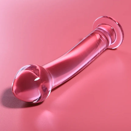 NEBULA SERIES BY IBIZA - MODELL 11 DILDO BOROSILIKATGLAS KLAR 16 CM -O- 3 CM - Glasdildo