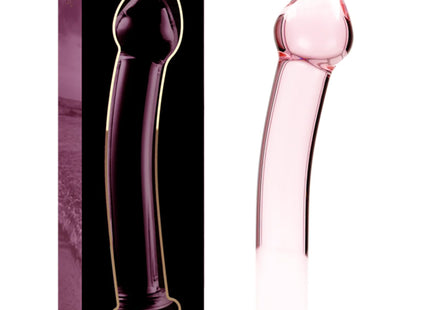 NEBULA SERIES BY IBIZA - MODELL 11 DILDO BOROSILIKATGLAS KLAR 16 CM -O- 3 CM - Glasdildo