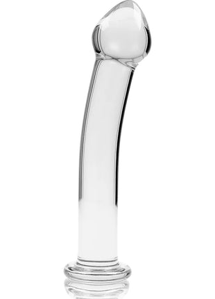 NEBULA SERIES BY IBIZA - MODELL 11 DILDO BOROSILIKATGLAS KLAR 16 CM -O- 3 CM - Glasdildo