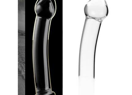 NEBULA SERIES BY IBIZA - MODELL 11 DILDO BOROSILIKATGLAS KLAR 16 CM -O- 3 CM - Glasdildo