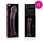 NEBULA SERIES BY IBIZA - MODELL 11 DILDO BOROSILIKATGLAS KLAR 16 CM -O- 3 CM - Glasdildo