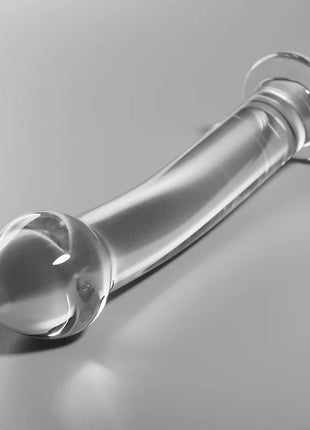 NEBULA SERIES BY IBIZA - MODELL 11 DILDO BOROSILIKATGLAS KLAR 16 CM -O- 3 CM - Glasdildo
