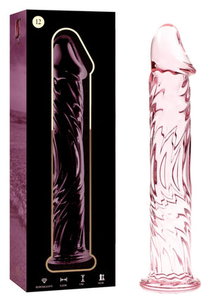 NEBULA SERIES BY IBIZA - MODELL 12 DILDO BOROSILIKATGLAS 17 CM -O- 3.5 CM - Glas Analplug