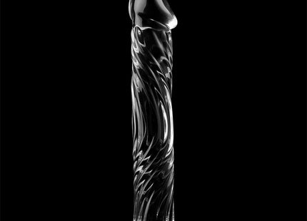 NEBULA SERIES BY IBIZA - MODELL 12 DILDO BOROSILIKATGLAS 17 CM -O- 3.5 CM - Glas Analplug