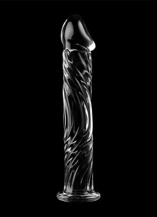 NEBULA SERIES BY IBIZA - MODELL 12 DILDO BOROSILIKATGLAS 17 CM -O- 3.5 CM - Glas Analplug