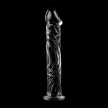 NEBULA SERIES BY IBIZA - MODELL 12 DILDO BOROSILIKATGLAS 17 CM -O- 3.5 CM - Glas Analplug