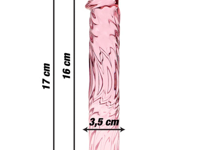 NEBULA SERIES BY IBIZA - MODELL 12 DILDO BOROSILIKATGLAS 17 CM -O- 3.5 CM - Glas Analplug