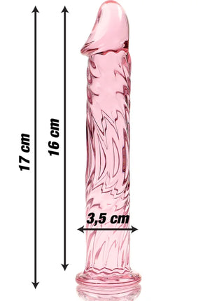 NEBULA SERIES BY IBIZA - MODELL 12 DILDO BOROSILIKATGLAS 17 CM -O- 3.5 CM - Glas Analplug