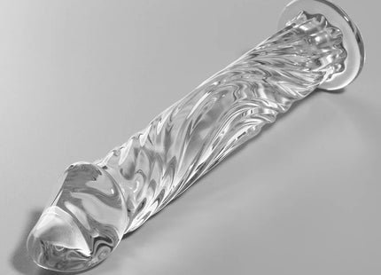 NEBULA SERIES BY IBIZA - MODELL 12 DILDO BOROSILIKATGLAS 17 CM -O- 3.5 CM - Glas Analplug