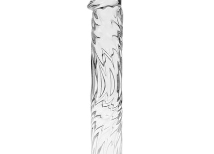 NEBULA SERIES BY IBIZA - MODELL 12 DILDO BOROSILIKATGLAS 17 CM -O- 3.5 CM - TRANSPARENT - Glas Analplug