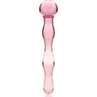 NEBULA SERIES BY IBIZA - MODELL 13 DILDO BOROSILIKATGLAS - 18 CM -O- 3.5 CM - ROSA - Glas Analplug