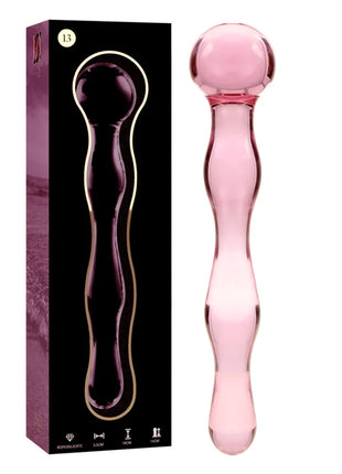 NEBULA SERIES BY IBIZA - MODELL 13 DILDO BOROSILIKATGLAS - 18 CM -O- 3.5 CM - Glas Analplug